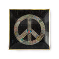 ***Choose Peace Square Decoupage Plate 10x10