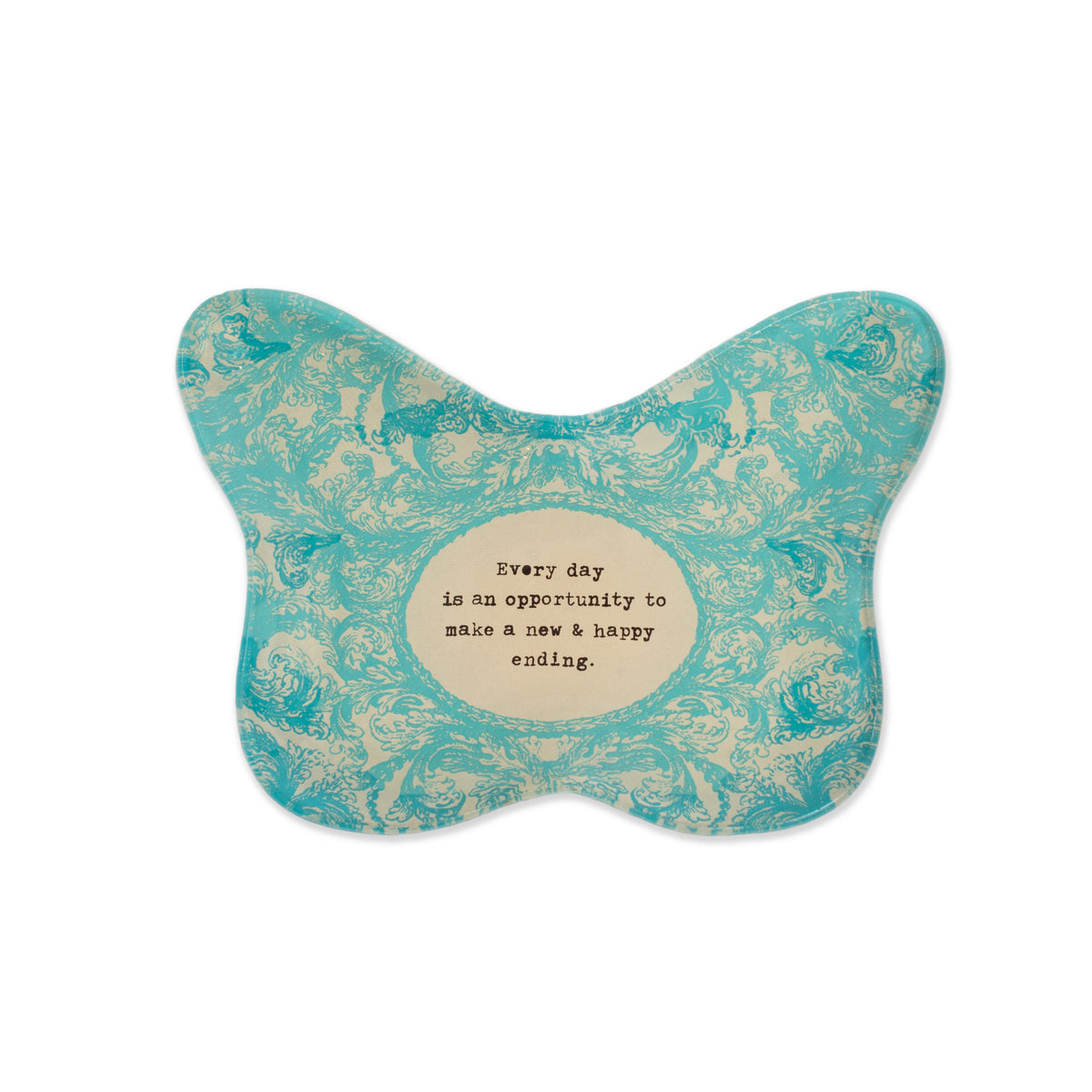 Every Day Is An Opportunity Butterfly Decoupage Plate 6x4.5