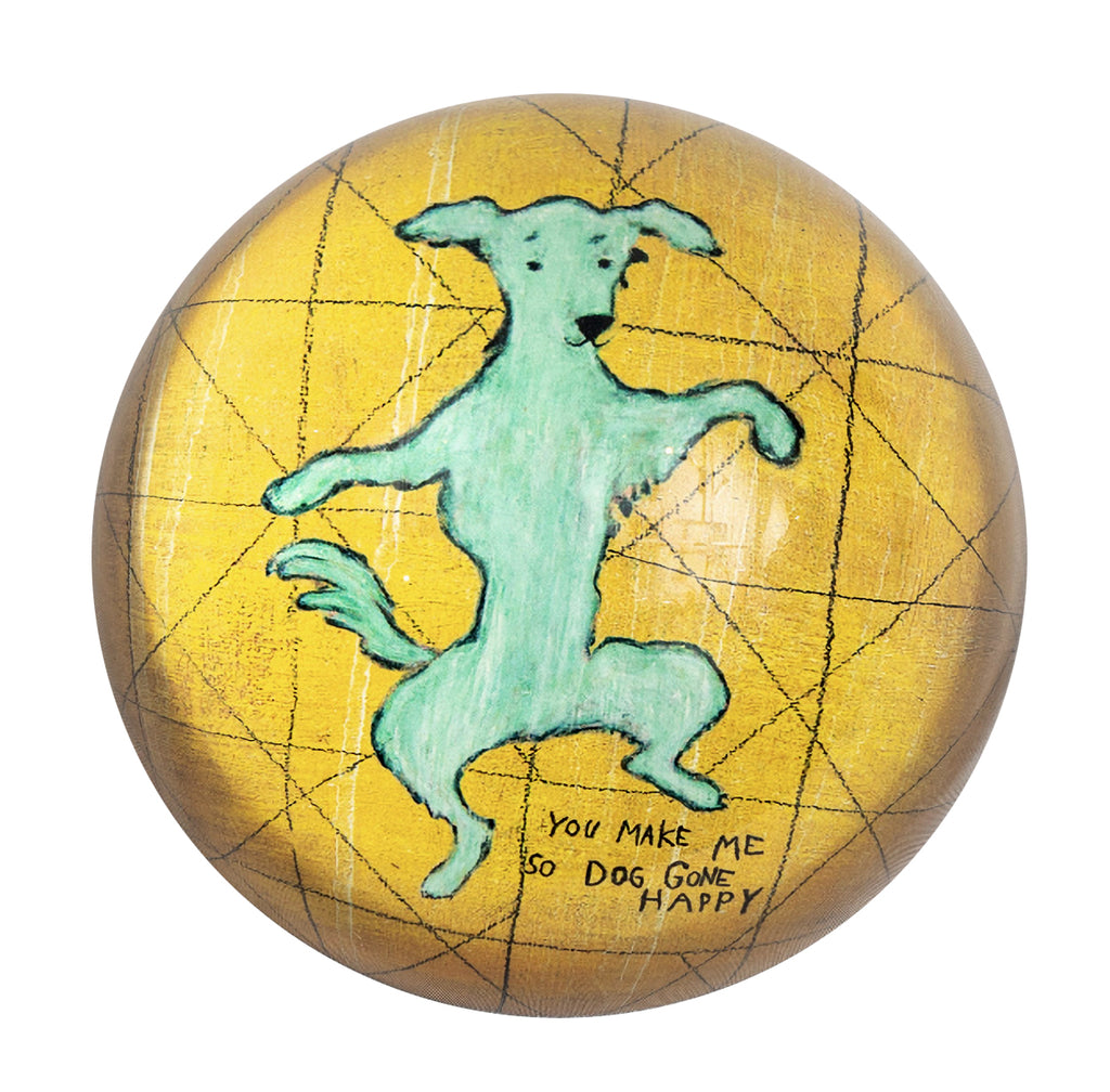 Dancing Dog Paperweight