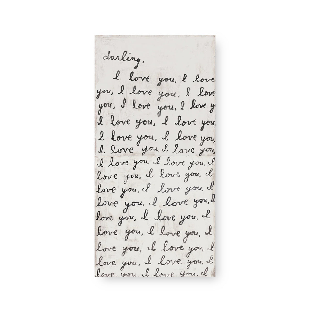 Darling I Love You Art Tile