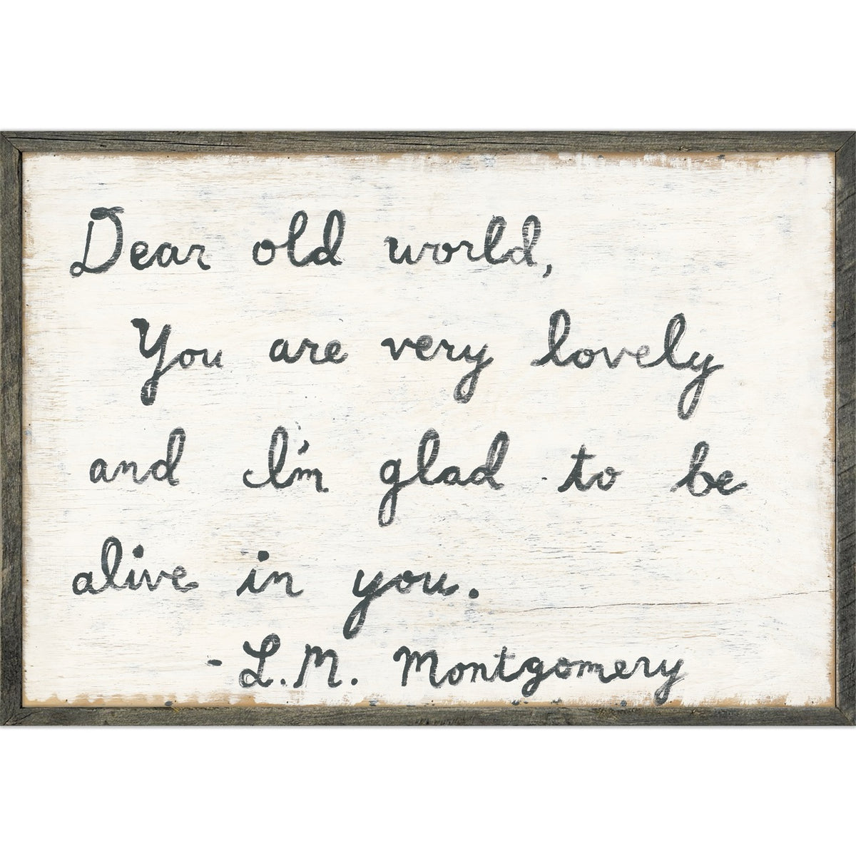 Dear Old World Art Print