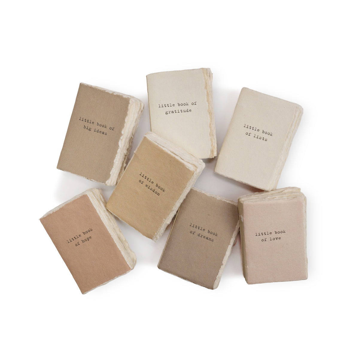 Little Book Of Mini Deckled Edge Notebooks - 2nd Edition - Set of 14