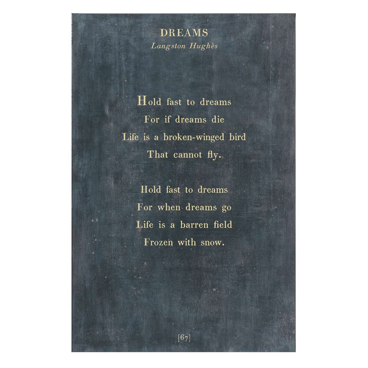 Dreams Art Print - Poetry Collection