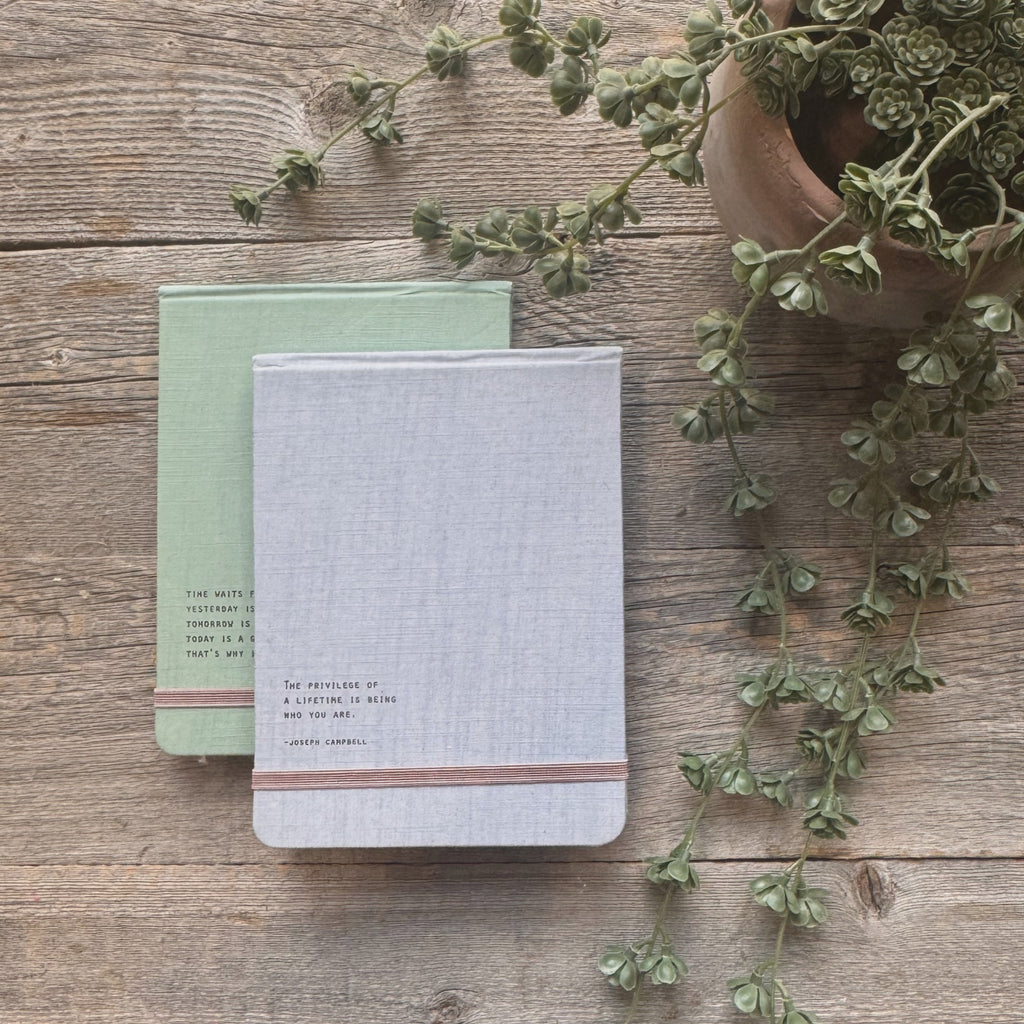 The Privilege Of A Lifetime Fabric Notebook