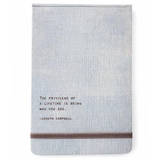 The Privilege Of A Lifetime  Fabric Notebook-6"x8"