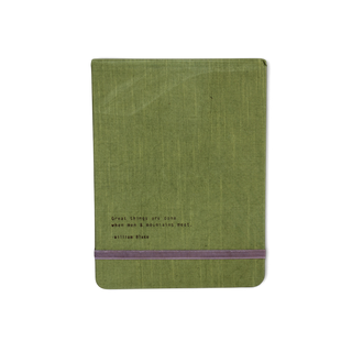 Great Things Are Done Fabric Notebook