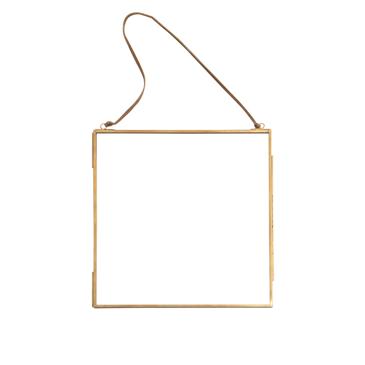 Square Brass Hanging Frame