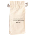 Friends are Therapists Wine Bag