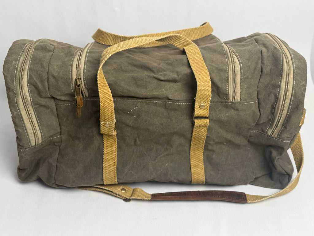 Canvas Duffle Bag - Mushroom
