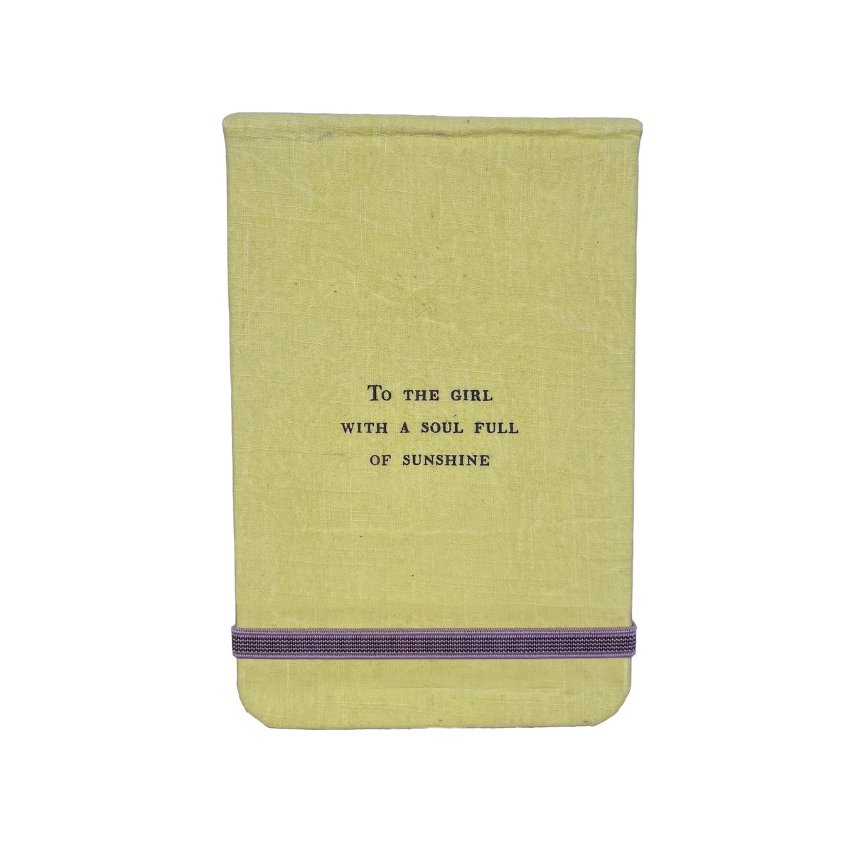 To The Girl Fabric Notebook