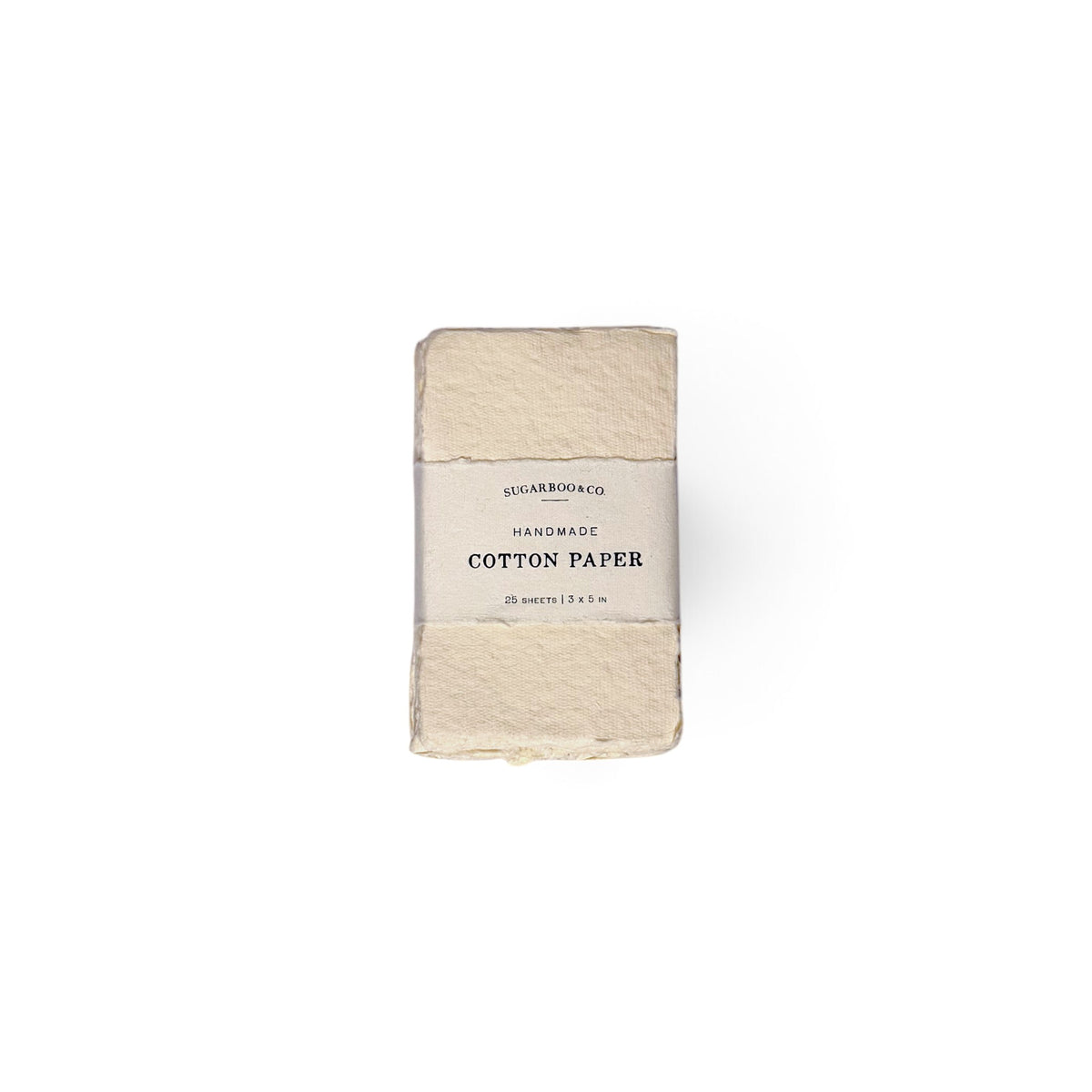 2x3 Handmade Cotton Paper Bundle - Cream