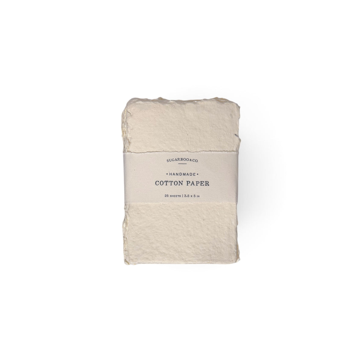 3x5 Handmade Cotton Paper Bundle - Mixed Natural