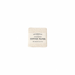 2x2 Handmade Cotton Paper Bundle - Mixed Natural