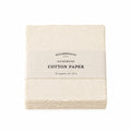 6x6 Handmade Cotton Paper Bundle - Mixed Natural