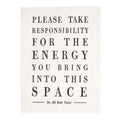 Please Take Responsibility Handmade Paper Print - 12x16
