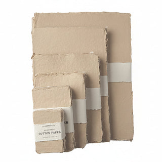 3x5 Handmade Cotton Paper Bundle - Oat