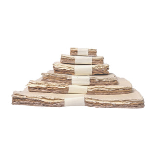 3x5 Handmade Cotton Paper Bundle - Mixed Natural