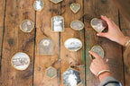 Heart Brass Hanging Frame 2in
