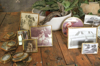 Brass Standing Frame 6"x4" Horizontal