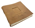 I Carry Your Heart Leather Photo Keeper 12x12 - Fawn