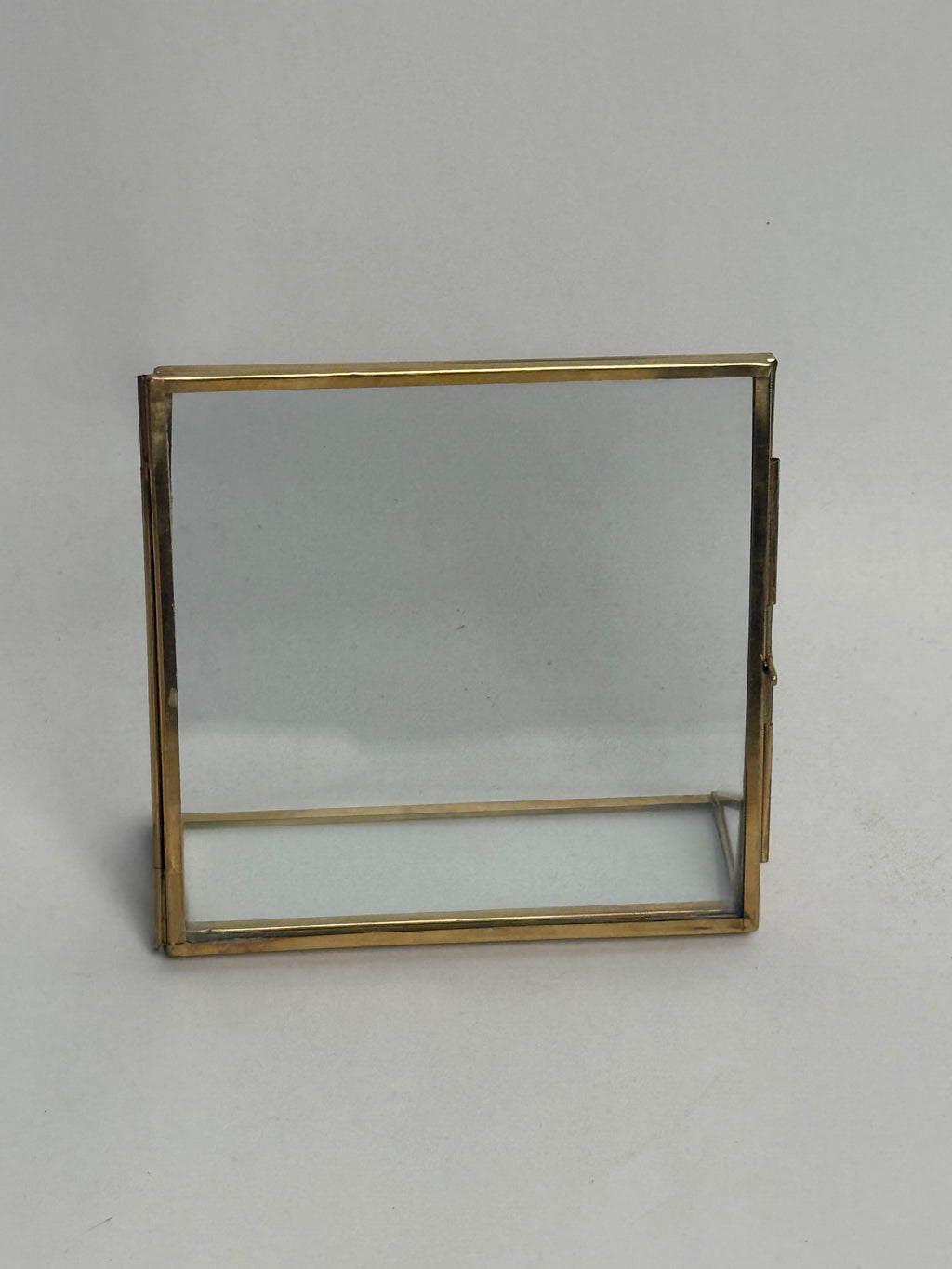 Square Brass Standing Frame 5x5