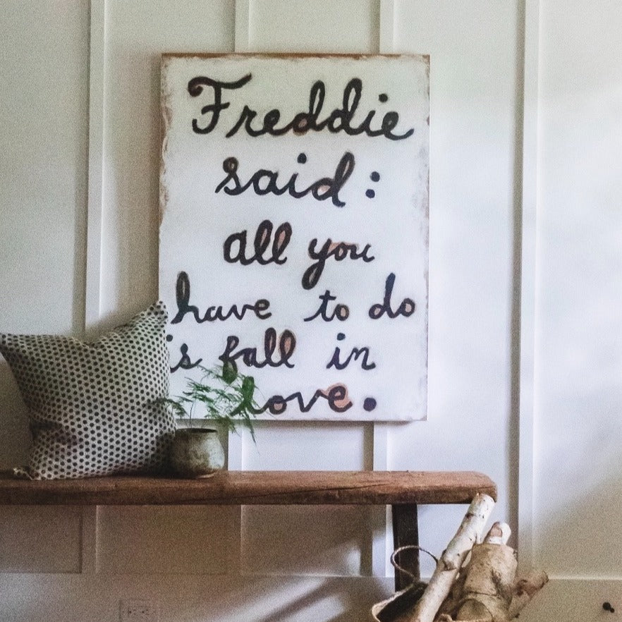 Freddie Said Art Print - Gallery Wrap