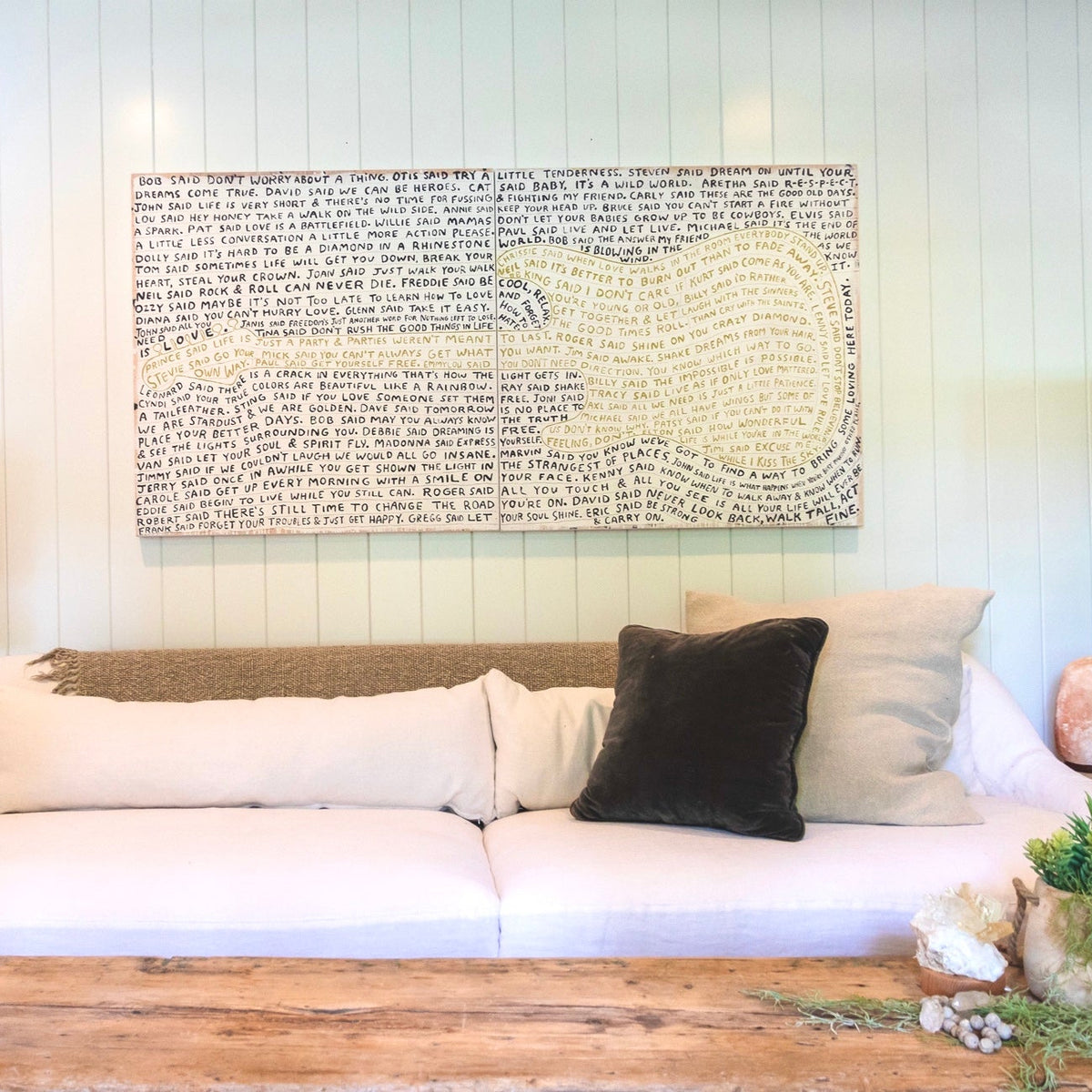 Legends Art Print in White