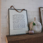 There Be Peace Within Handmade Paper Print - 12x16