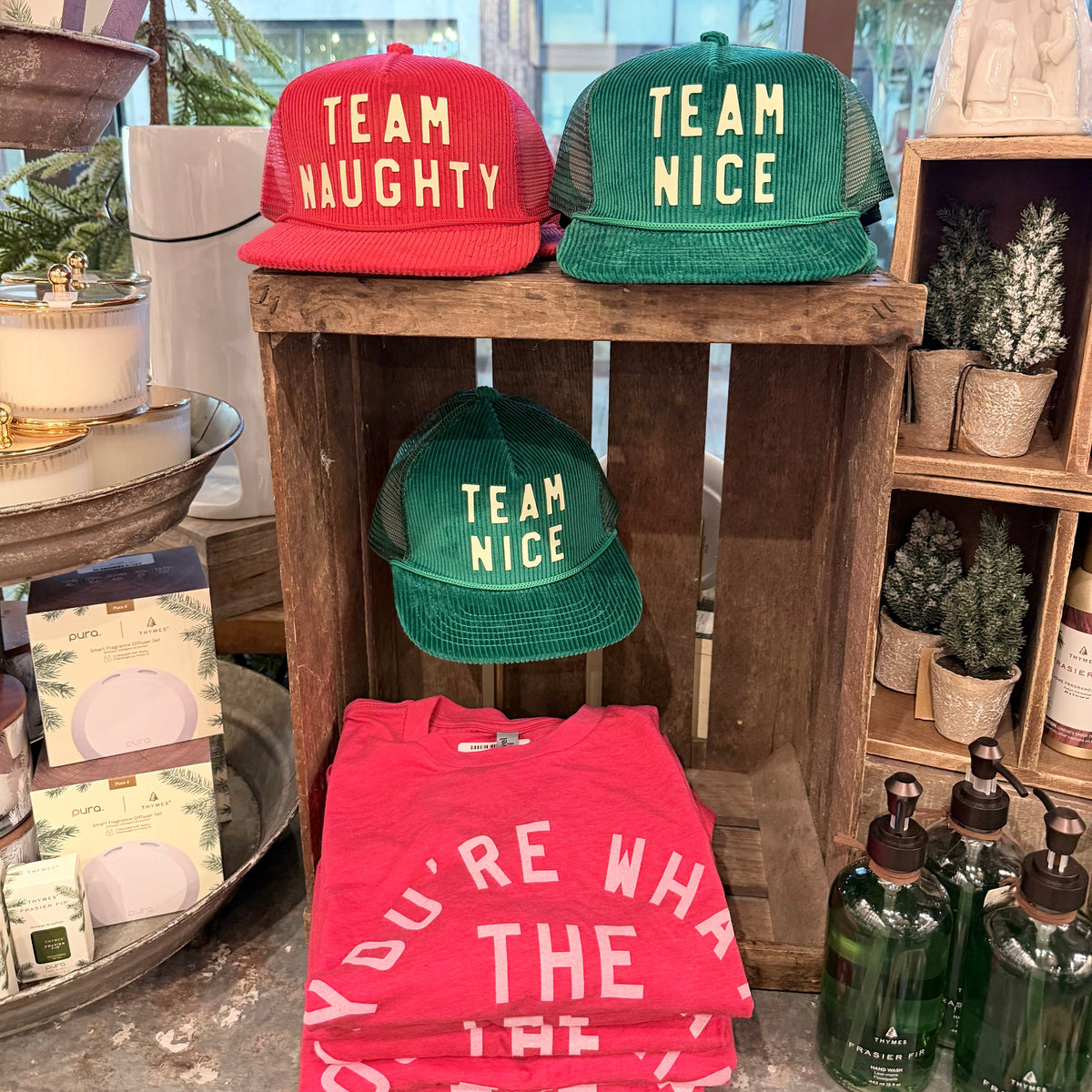 "Team Nice" Corduroy Trucker Hat