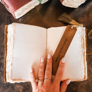Leather Bookmarks - Assorted Set of 24