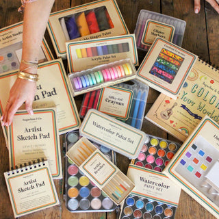 Metallic Watercolor paint set - 28 Colors