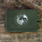 Loving You Is The Greatest Leather Photo Keeper 8x6 - Moss