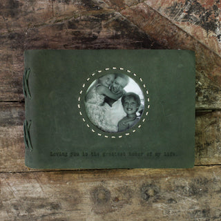 "Loving you is the greatest" Photo Keeper 6" x 8"-Moss