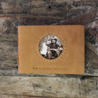 Home is Wherever I'm With You Leather Photo Keeper 8x6 - Fawn