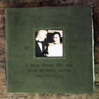 I Have Found The One Leather Photo Keeper 12x12 - Moss