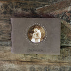 The Story of Us Leather Photo Keeper 6x8 - Slate