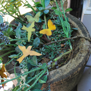 Bird and Butterfly Plant Stakes- Set of 18