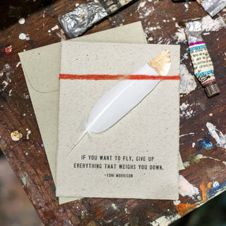 ***Feather Cards - Assorted Set of 10