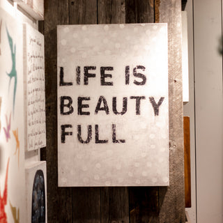 Polka Life Art Print - Gallery Wrap