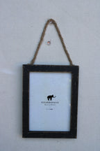 Black Wood Frame 5x7 - Vertical w/ Jute