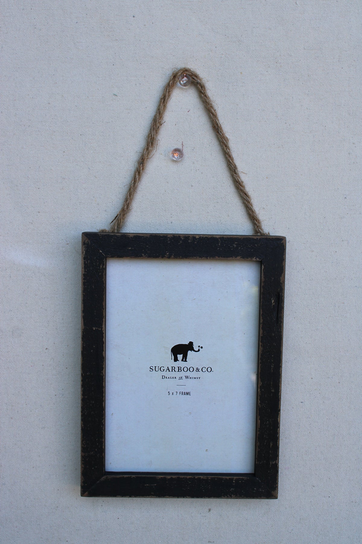 Black Wood Frame 5x7 - Vertical w/ Jute