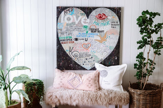 Choose Love Art Print in Black - Quick Ship