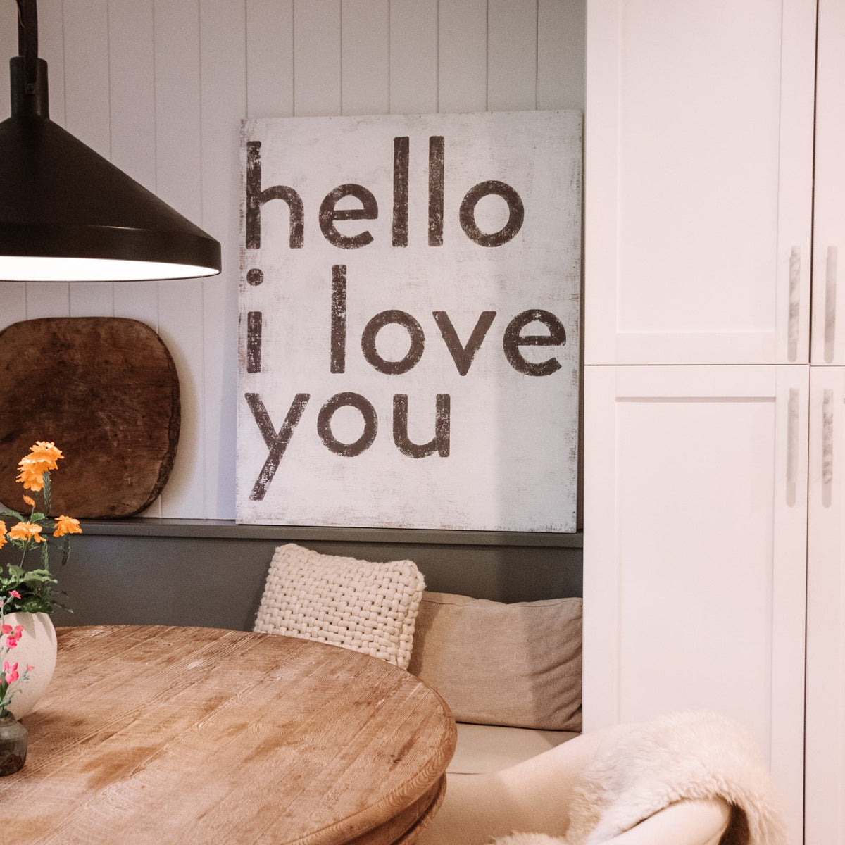 Hello I Love You Art Print