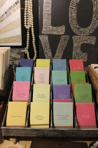Keep Shining Fabric Notebook