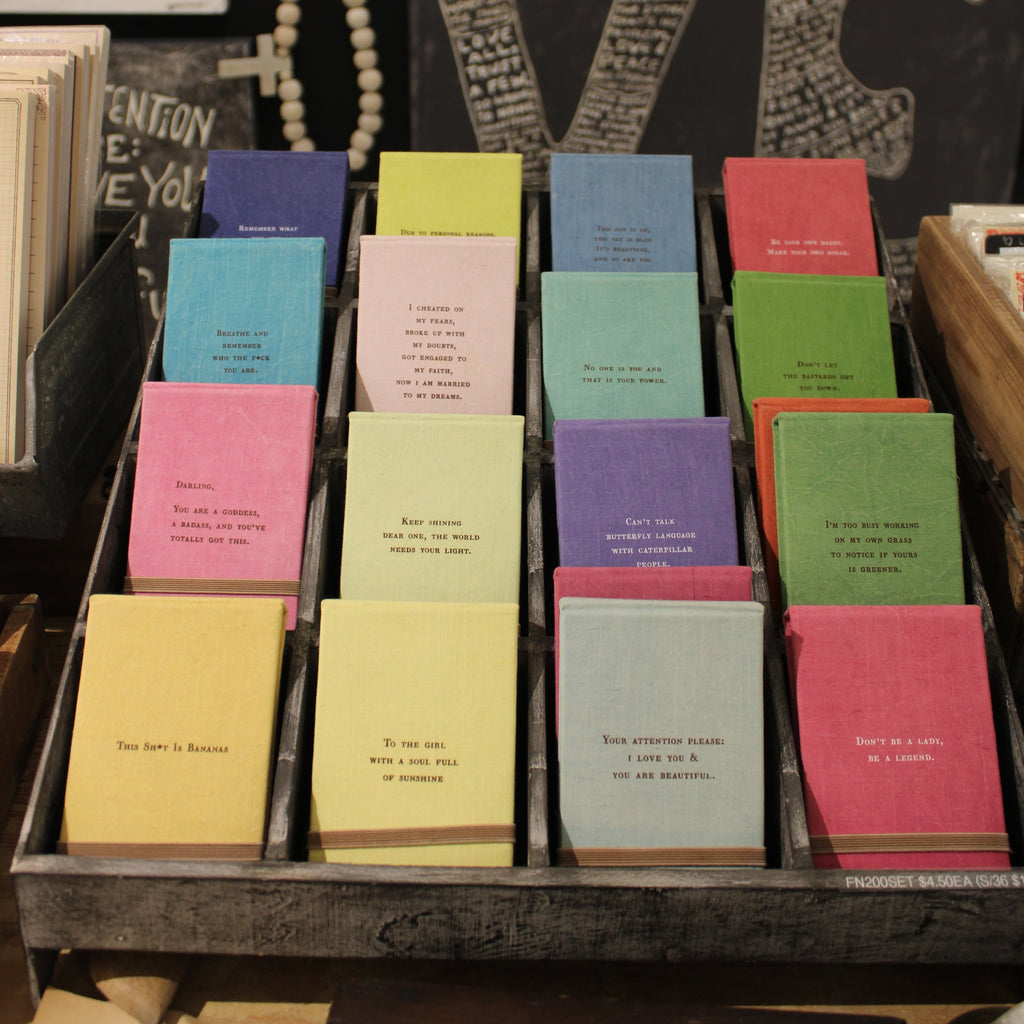 I Hope You Know Fabric Notebook