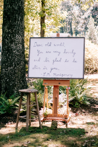 Dear Old World Art Print - Gallery Wrap
