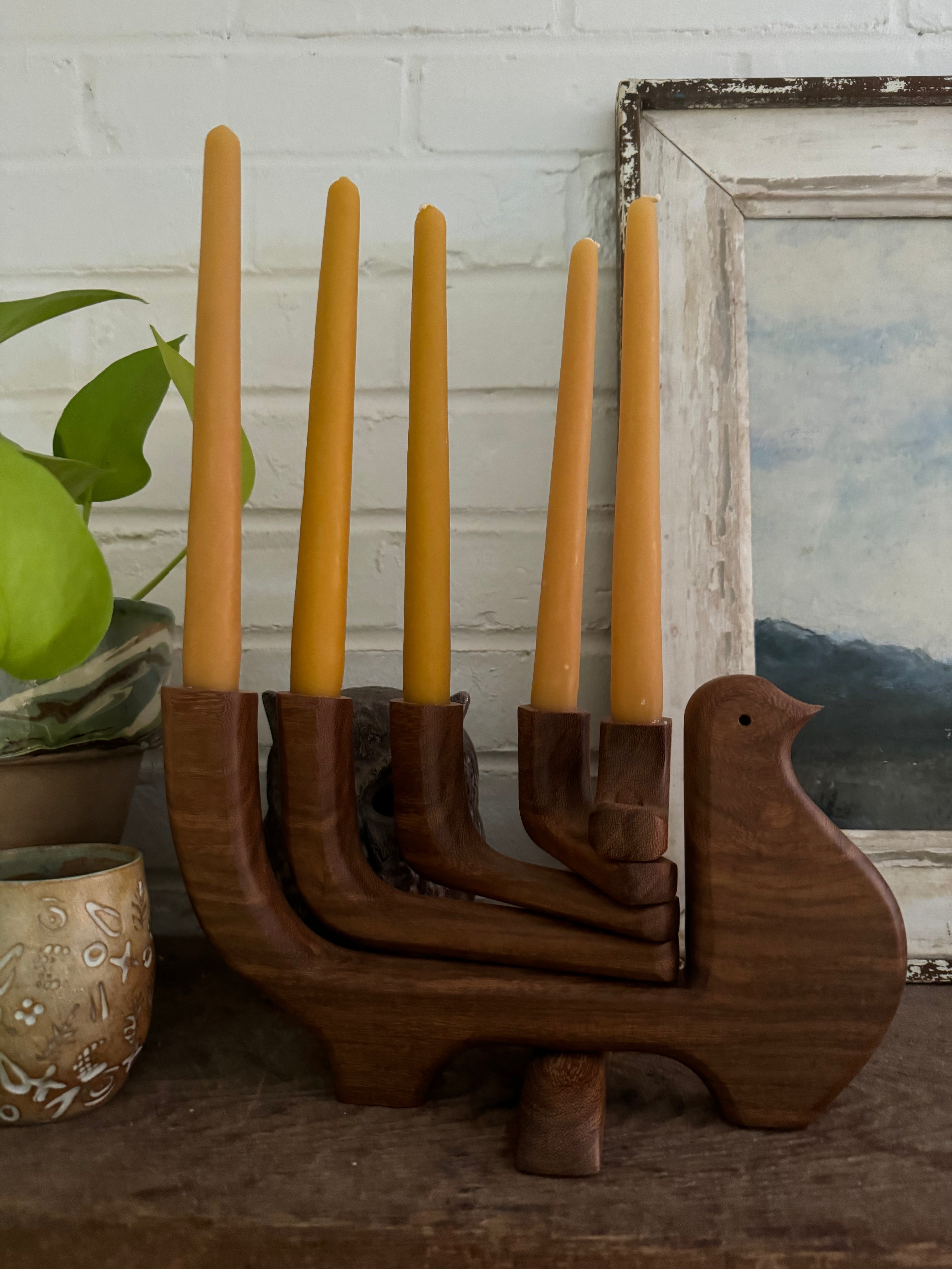 ***Unscented Taper Candles - Set of 6