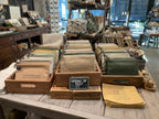 Recycled Pine Wood File Box Display