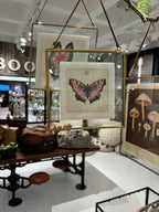 Square Brass Hanging Frame 7in