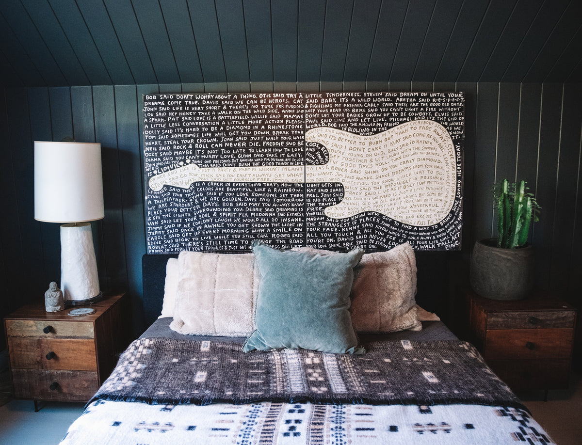 Legends Art Print in Black